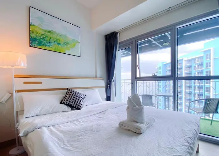 Luxurious 3 Bedrooms Highrise Oceanfront Near Airport Okada Solaire Casino Moa With Parking Apartamento Manila