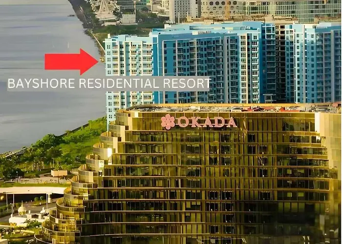 Luxurious 3 Bedrooms Highrise Oceanfront Near Airport Okada Solaire Casino Moa With Parking Manila